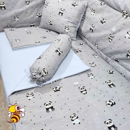 Posteljina Sive Pandice - S.Plava